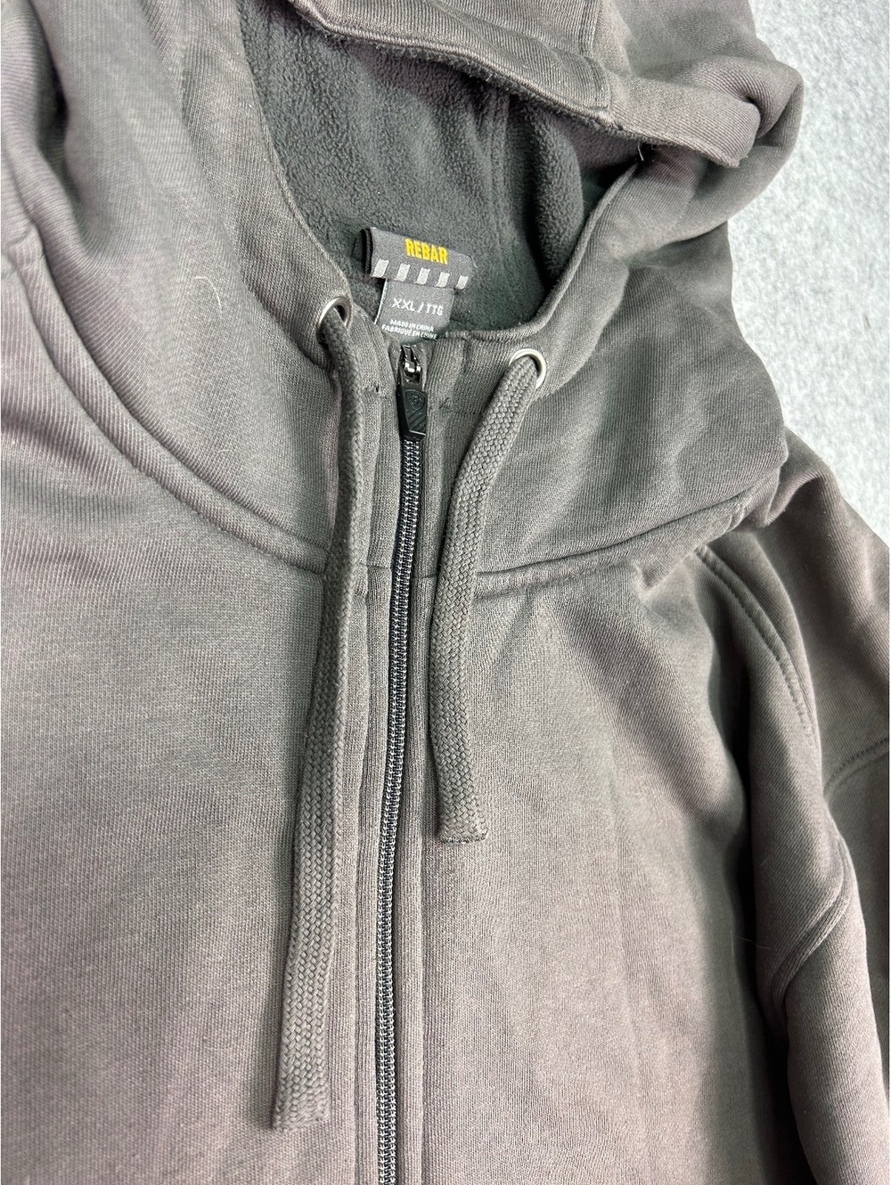 Ariat Rebar Men's Hoodie Size XXL Full Zip Workwear Western Rugged Jacket